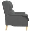 vidaXL Armchair Dark grey 29.92 x 37.01 x 40.16 in Fabric