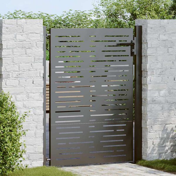 vidaXL Garden Gate 39.4x49.2" Corten Steel Square Design