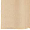 vidaXL Voile Curtains with Rod Pockets 2 pcs Sand