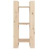 vidaXL Book Cabinet Natural Wood Solid Pine Wood Medium Storage