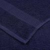 vidaXL Towel Set of 10 Navy blue 100% Cotton 39.4 x 78.7 in Towel