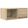 vidaXL TV Cabinet Set of 2 Sonoma Oak Engineered Wood