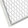 vidaXL Garden Sieve Silver Galvanized steel Medium Collapsible