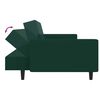 vidaXL Sofa Set Dark Green Velvet (100% polyester), wood, plastic Large