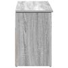 vidaXL Shoe Bench Grey Sonoma Engineered Wood 40.2 x 12.0 x 17.7 in