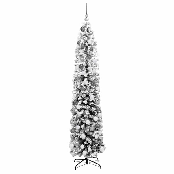 vidaXL Artificial Christmas Tree with 300 LEDs Green 70.87 in