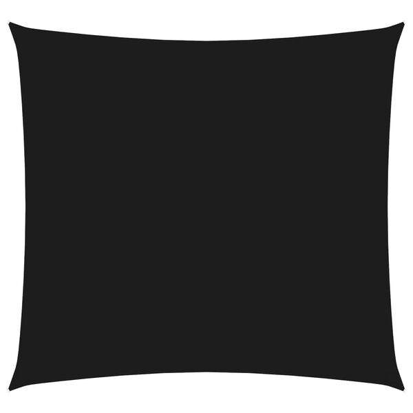 vidaXL Sunshade Sail Oxford Fabric Square 9.8x9.8' Black