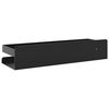 vidaXL Shower Shelf Matte black Brushed 304 Stainless Steel