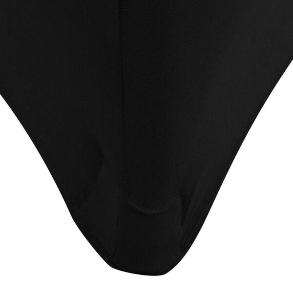 vidaXL Table Cover Set of 2 Black 90% Polyester, 10% Elastane