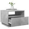 vidaXL Coffee Table Concrete Grey Engineered Wood Medium Coffee Table
