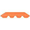 vidaXL Replacement Canopy for Garden Swing Orange 74"/66.1"x57.1"/43.3"
