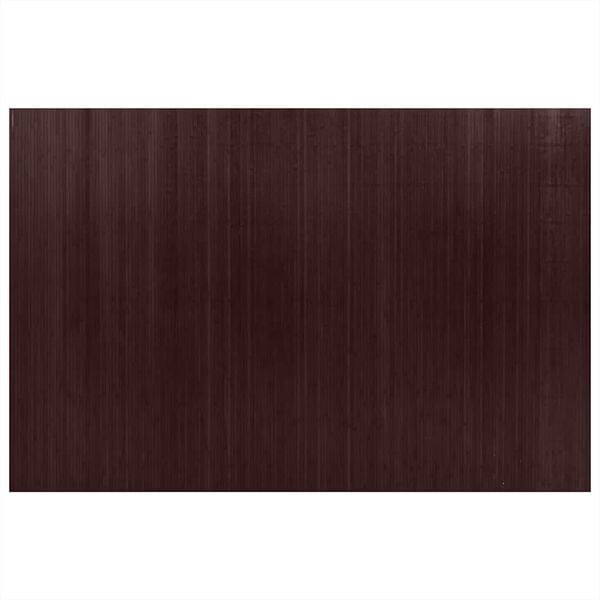 vidaXL Room Divider Bamboo Dark Brown 98.4"x65"