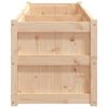 vidaXL Garden Planter Natural Wood Solid Pine Wood Large Garden Planter