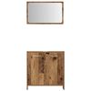 vidaXL Bathroom Furniture Set Old wood Engineered wood Medium