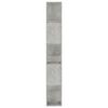 vidaXL Book Cabinet Concrete Grey Engineered wood Medium Book Cabinet