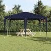 vidaXL Party Tent Blue and White 400 x 400 x 266 cm