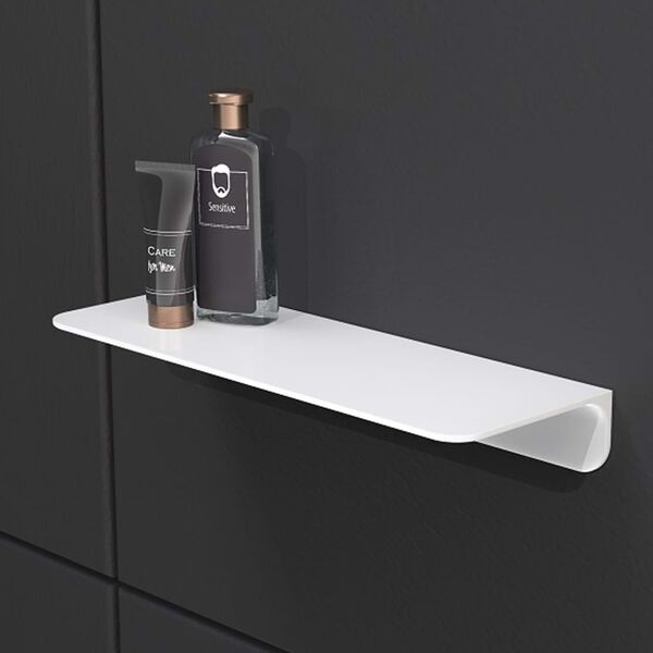 SCH&Uuml;TTE Shower Shelf White Melamine 13.8 x 4.9 x 2.0 in Shower Shelf