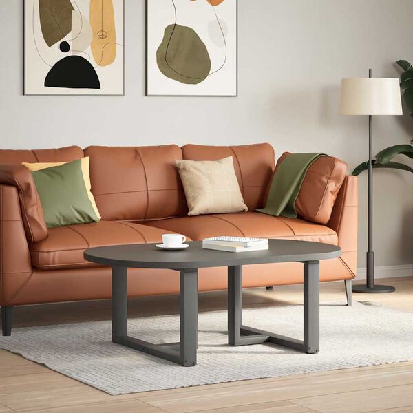 vidaXL Coffee Table Leg Anthracite Powder-coated steel Height-Adjustable