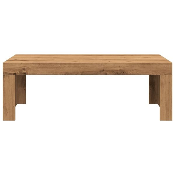 vidaXL Coffee Table Artisan Oak Engineered Wood Standard Modern