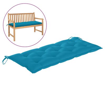 vidaXL Garden Bench Cushion Light Blue 47.2"x19.7"x 2.8" Fabric