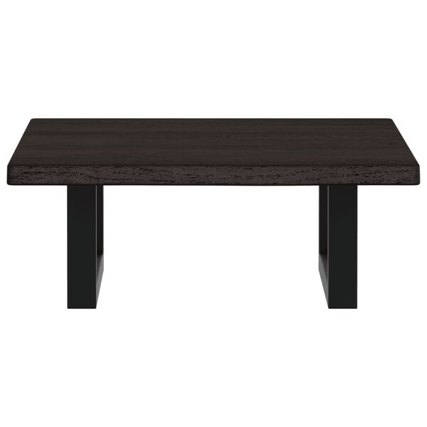 vidaXL Basin Shelf Wall Mounted Steel and Solid Wood Oak