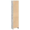 vidaXL Bookcase Concrete Grey Engineered Wood Tall Bookcase