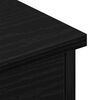 vidaXL Wall Cabinet Black Oak 23.62 x 10.24 x 7.28 in Engineered Wood