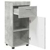 vidaXL Bathroom Cabinet Set with Drawer TULUM Concrete Grey