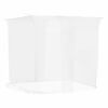vidaXL Hanging Mosquito Net 156 Mesh White 86.6x78.7x82.7"