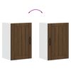 vidaXL Kitchen Wall Cabinet Brown Oak Engineered Wood Small