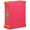 vidaXL Sideboard Multicolor with pink base Solid mango wood