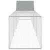 vidaXL Chicken Coop Silver Galvanized steel Large Durable Chicken Coop