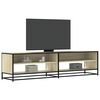 vidaXL TV Cabinet Sonoma oak Engineered wood, metal Large TV Cabinet