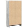 vidaXL Bookcase Grey Sonoma Engineered Wood Medium Bookcase