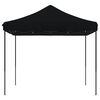 vidaXL Foldable Party Tent Pop-Up Black 115.0x115.0x124.0"