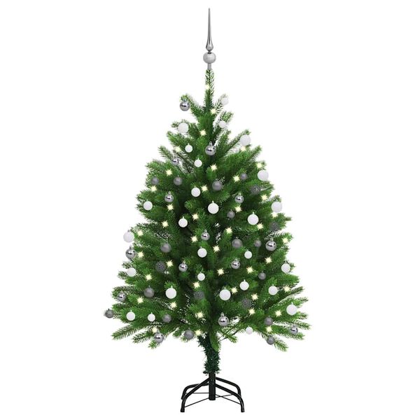 vidaXL Christmas Tree Green PE (Polyethylene), steel, plastic Medium