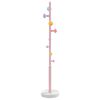 vidaXL Coat Stand Pink, White
