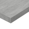 vidaXL Shelf Set of 8 Concrete Grey Engineered Wood Medium Simple