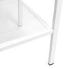 vidaXL Display Shelf White Sheet Metal Medium Storage Shelf