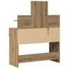 vidaXL Dressing Table with Drawer Artisan Oak 39.37 x 15.75 x 51.18 in