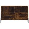 vidaXL TV Cabinet Smoked Oak 31.5x14.2x19.7" Engineered Wood