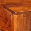 vidaXL Bedside Cabinet Set of 2 Honey brown Solid acacia wood Medium