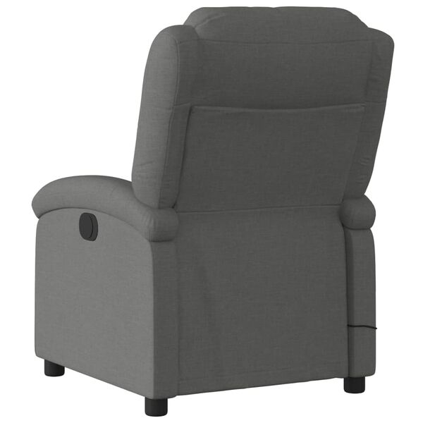 vidaXL Massage Recliner Chair Dark grey