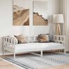 vidaXL Day Bed White Solid pine wood 35.4 x 78.7 in