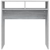 vidaXL Console Table Grey Sonoma Engineered Wood Compact Storage