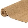 vidaXL Rug Rectangular Natural 78.7"x118.1" Jute