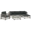 vidaXL Patio Lounge Set Gray