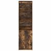 vidaXL Highboard Smoked Oak Engineered Wood Highboard Rectangular