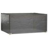 vidaXL Garden Furniture Cover Set of 2 Black Polyethylene