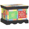 vidaXL Storage Box Multicolour 40 x 30 x 30 cm Solid Mango wood